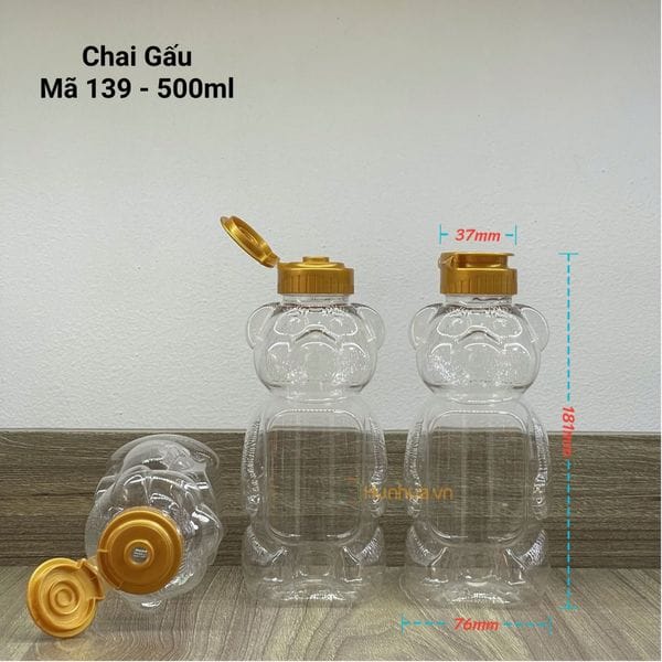 Chai Gấu 500ml D37