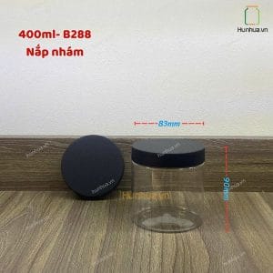 Hũ Nhựa Nắp Nhựa (đóng thùng) — miệng D83